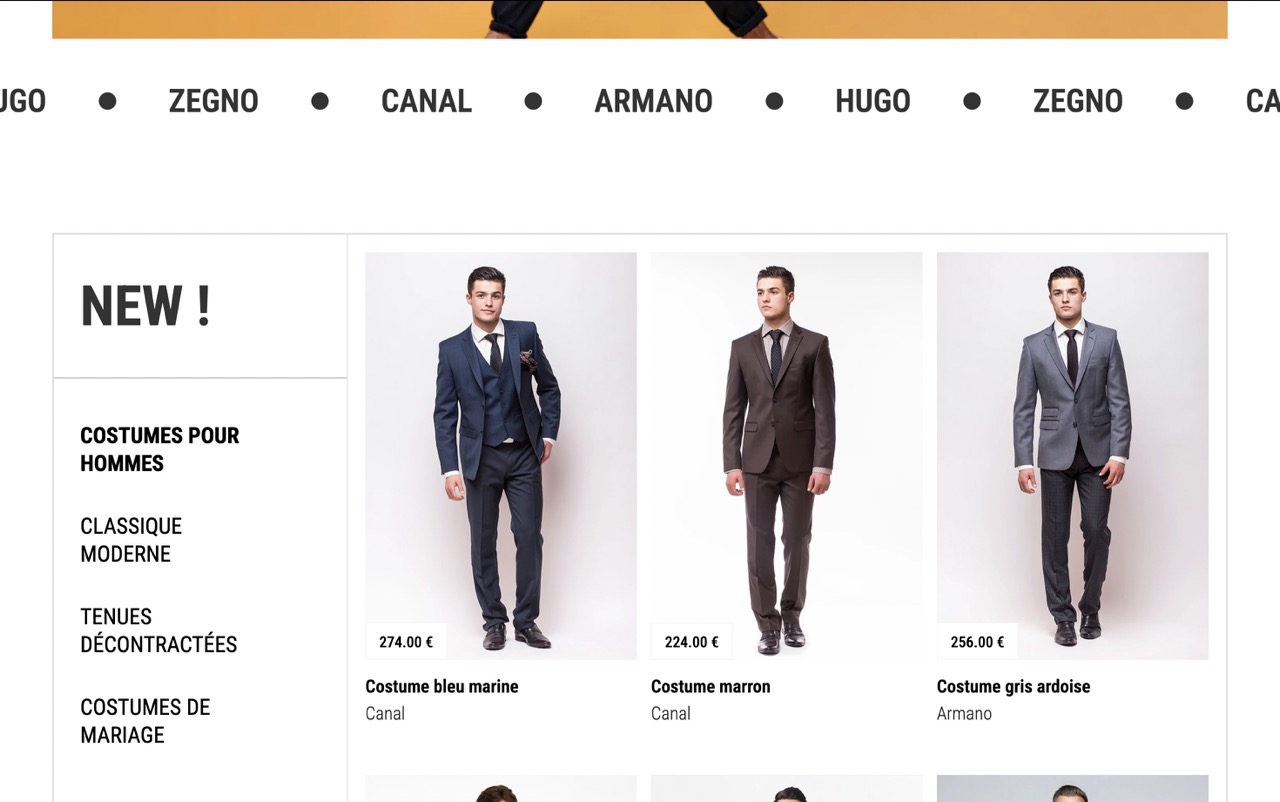 Cette template du CMS Français TOKO au design carré et minimaliste est parfait pour une boutique en ligne sophistiquée. Il présente vos produits de manière élégante, avec des images nettes et une navigation intuitive, tout en étant optimisé pour le SEO pour assurer une visibilité maximale.
